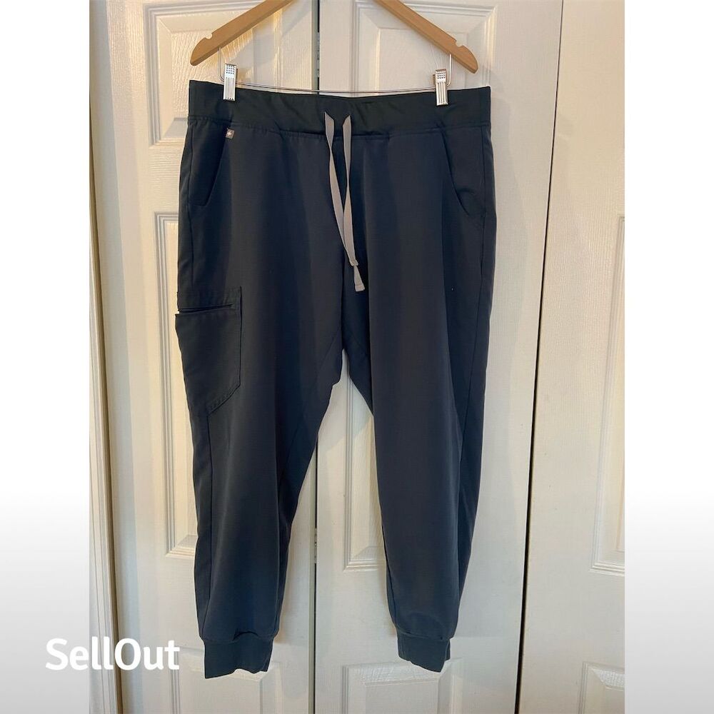 Figs Women's Zamora Jogger Scrub Pants Blue XL Workwear